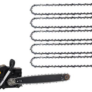 5 Pack 18 Inch Chainsaw Chain 62 Drive Links .050" Gauge, 3/8" Pitch Replacement Chains Compatible with Ryobi, Kobalt, Echo, Poulan, Craftsman and more