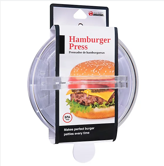 Good Living Plastic Hamburger Press