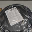 EIFHYT Molded Nylon Ceiling Medallion for Light Fixtures and Ceiling Fans 16"OD x 4"ID x 3/4"P (Fits Canopies up to 12-3/8") Black