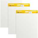 Post-it Super Sticky Wall Easel Pad, 25" x 30", 20 Sheets/Pad, 3 Pads/Pack (559VAD20 3PK), White
