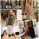 3 Pack Women's Nursing Tank Tops Hidden Zippers Sleeveless Shirts Breastfeeding Crew Neck Loose Maternity Tops, XX-Large