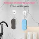 4 PCS Magic Exfoliating Bath Sponge,3D Super Soft Exfoliating Body Scrubber, Skin Friendly & Reusable,Remover Dead Skin for All Skin Types,for Men Women