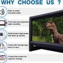 XHYCPY 20 Feet Inflatable Projector Screen Outdoor Inflatable Movie Screen with Air Blower Storage Bag, Easy Set Up Blow Up Screen for Backyard Movie Night, Theme Parties, Celebrations