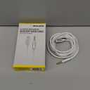 Acoustix™ 3.5mm to Apple Lightning Braided Auxillary Cable - White