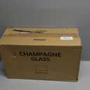 UMEIED Set of 16 Champagne Glasses, Champagne Flutes with Classic Shape, Long stem Sparkling Wine Glasses for Wedding, Restaurant, Bar, Wine Toasting, Clear (Transparent)