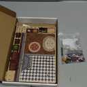 Fsolis Book Nook Kit - DIY Bookshelf Miniature Kit for Adults 3D Puzzle Booknook Tiny Cafe House Bookshelf Bookstore Diorama with Cat, Craft Gifts for Women Readers Book Lovers (Corner Coffee Shop)