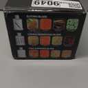 Cambom Rotary Cheese Grater Hand Crank Cheese Shredder for Fresh Cheese, Vegetable, Nuts,Non-slip Suction Base, Free Cleaning Brush Three Blades, Black, Size: 3 BLADES