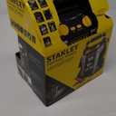 STANLEY J5C09 Portable Power Station Jump Starter 1000 Peak Amp Battery Booster, 120 PSI Air Compressor, USB Port, Battery Clamps