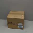 2L Mini Protable Rice Cooker,5 Cups Cooked/3 Cups Uncooked, 400W Non-Stick Rice Maker, 24 hours Timer Delay, 10 Functions, Fast Cooker,White