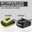 SnapFresh 20V 4.0Ah Battery(Not Works with Other Brands), Battery Support Fast Charging(BBT-DC40A)