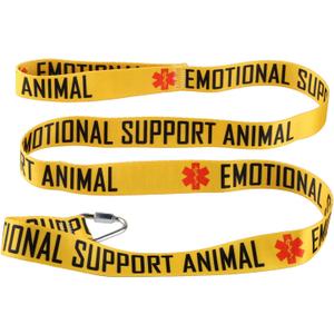 Therapy Service Dog Leash Emotional Support Animal Dog Leash Walking Training Dog Leashes Dog Owner Pet Lover Gift (Emotional Support Animal-YE)