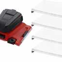 SHUR-LINE Paint Edger Pro 2008145 with Four Edger Pad Refills 2001044 for Corners, Clean Lines, Ceilings, Doors & Low Profile Moldings