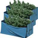 Clara Clark Christmas Tree Storage Bag - Extra Wide Xmas Tree Storage Box Container Made from Durable Oxoford 600D Waterproof Fabric with Handles & Dual Zipper (3, 7.5 ft)