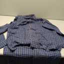 Fruit of the Loom mens Flannel Pajama Sleep Set (Large, Navy Plaid)