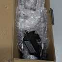 Christmas Tree Topper Lighted with Built-in LED Rotating Snowflake Projector, 3D Hollow Glitter Silver Snowflake Tree Topper for Xmas Party Holiday Christmas Decorations