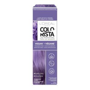 LOreal Paris Colorista Semi Permanent Hair Color for Bleached or Blonde Hair, Color Depositing Hair Mask Formula, Purple (4 Fl Oz (Pack of 1))