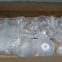 Clear 10 Arms Acrylic Candelabra Centerpieces for Taper LED Candles