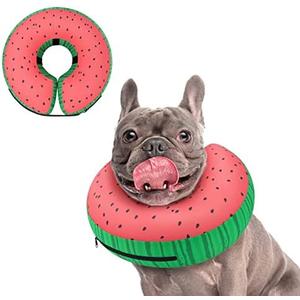 Supet Inflatable Dog Cone Collar Alternative After Surgery, Doggie Neck Donut Collar Recovery ECollar for Post Surgery, Soft Dog Cone for Small  Puppies Cats