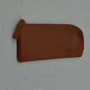 S-ZONE Top Grain Leather Pencil Pouch Small Zipper Bag for Pens Makeups Change Coins