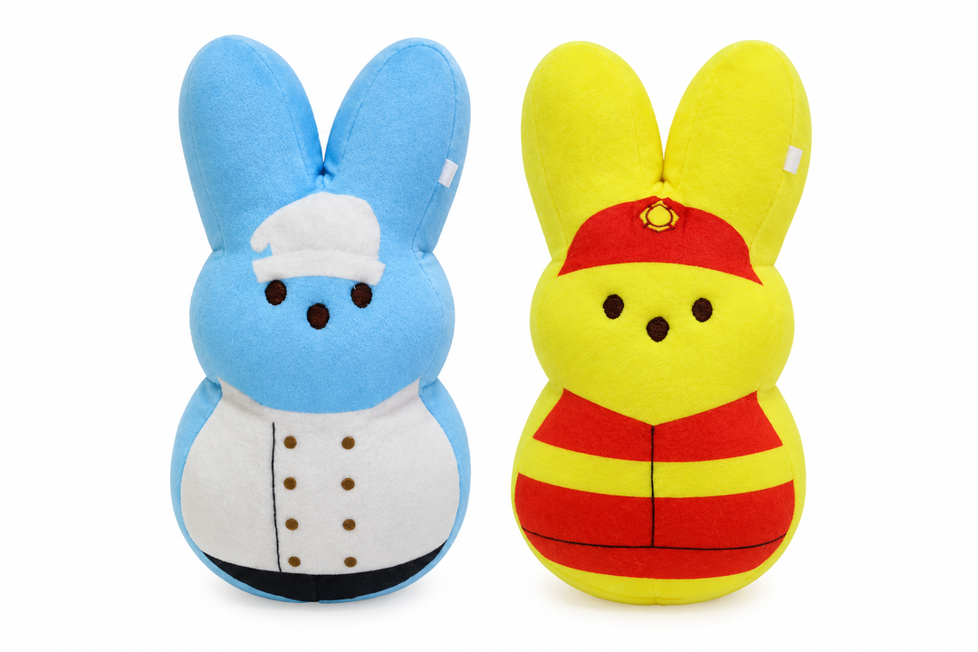 Peeps Plush Bunny 4 Pcs