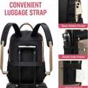 LOVEVOOK Laptop Backpack for Women Men, 17.3 Inch Laptop Bag with USB Port Fashion Waterproof Backpacks Teacher Nurse Stylish Travel Bags Vintage Daypacks Bookbag for College School Work
