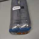 MAGZO Door Draft Stopper 36 Inches, Weighted Triangular Door Snake for Winter Noise Blocker with Hook Loops,Gray