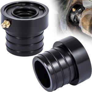 MG21103 Dana 30/44 Front Axle Tube Seal Pair For Jeep Wrangler JK JKU 2007-2018, YJ 1987-1995, TJ 1997-2006, LJ 2004-2006, Cherokee (XJ) 1984-2001, Grand Cherokee (ZJ) 1993-2001 (2PCS Black)