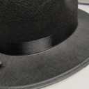 Funny Party Hats Black Fedora Gangster Hat Costume Accessory - Pack of 12, One Size