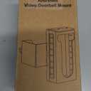 KIMILAR 2024 Upgrade Anti-Theft Video Doorbell Mount, Not Block Doorbell Motion Sensor, Adjustable No-Drill Mounting Bracket Wedge Holder Accessories for Home Rentals Office, Not for Security Door (Black)