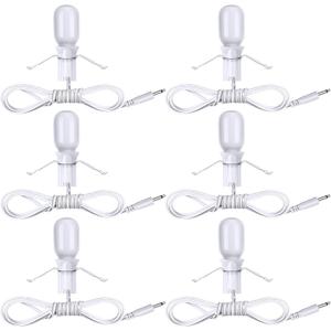 Meonum 6PCS Christmas Village Light Compatible with Department 56 Christmas Building and Accessory Craft Village House Lighting System, Christmas String Lights Decoration for Xmas Village House