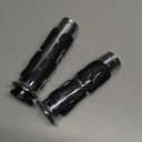 LKV 1 Inch Motorcycle Grips for Cable Throttle Handlebars – Fits Select Harley Sportster 883/1200 (Cable Throttle Only), Dyna & Touring Models | Not for Electronic Throttle