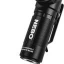 NEBO SWYVEL 1000 Lumen Rechargeable Flashlight | 5 Light Modes, Rotating Swivel Head, Pocket Size Work Light, Magnetic Base & Steel Clip, Water Resistant, Includes Wireless USB Charging Dock