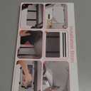 Led Sun Visor Vanity Mirror, Upgraded Large Car Mirrors with Lights, Dimmable Light up Vanity Makeup Mirror for Car,Rechargeable Universal Rear View Visor Mirrors