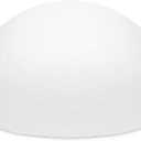 Juvale White Half Sphere Foam Ball for DIY Crafts, Large Hollow Dome for Art Supplies (11.4 x 6 in)