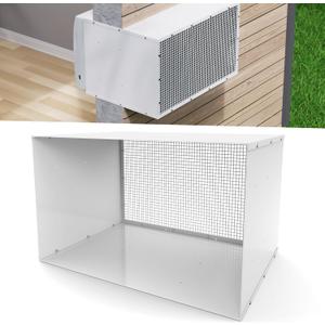 Forestchill Through The Wall Air Conditioner Sleeve, 26 Inch AC Wall Sleeve with Ventilation Mesh Backboard, Pre-Drilled Mounting Holes, Universal Wall Sleeve for TTW Air Conditioner