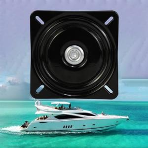 ploota 6 Inch Boat Seat Swivel Mount Plate,Square Swivel Mechanism for Furniture Recliner Chair,Bar Stool Swivel Plate Replacement, Pack 2