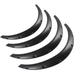 LELEHOKA Extended Fender Flares Compatible with ToYoTA Tacoma, Wide Body Wheel Arches 80mm-89mm, 2Pcs Front and 2 Pcs Rear Car Flexible Body Kit Fender Flares Fit for Toyota Trucks