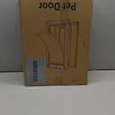 Dog Door for Wall, All Aluminum Large Doggy Door Doggie door, Pet Door Easy to Install, 2 Magnetic Flaps Energy Efficient, Wide Telescoping Tunnel for Interior & Exterior Walls, Pet Up to 110 Lb-Black