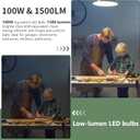 Evelor 24-Packs A19 LED Light Bulbs,100 Watt Equivalent Daylight 5000K Bright Bulbs Efficient 13W,1500 Lumens E26 Base, Non-Dimmable, 15000-Hour Lifespan for Bedroom, Living Room, Office