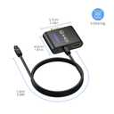 CAMWAY HDMI Audio Extractor 4K@30Hz 1080p - Work with Fire TV Stick to TV HDMI and Soundbar Optical - Support 5.1 Surround DTS/Dolby, No Audio Lag HD HDMIOptical Adapter, Plug and Play [No ARC/eARC]