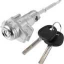 X AUTOHAUX 1 Set Front Door Lock Cylinder Set Kit with 2 Keys for Hyundai Sonata 2015-2019 1.6L 2.0L 2.4L Left Driver Side Door Lock Set Tumbler with Key 81970-C1A00 LH Metal