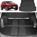 Rear Cargo Mat for 2019-2025 Toyota RAV4 All Weather Trunk Mat TPE Rear Cargo Liner for 2019 2020 2021 2022 2023 2024 2025 RAV4