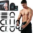 Twister Arm Trainer with 2/4 Springs, 20-120lb Adjustable 6 Resistance Levels Twister Arm Chest Exerciser, Portable Chest Workout Equipment for Men & Women, Enhancing Upper Body Muscle