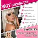 Blonde Wig for Women Long Straight Layered Wigs with Bangs 24 Inches Ombre Blonde Wig with Dark Roots Synthetic Wigs for White Women Natural Looking Hair Replacement Wig for Girls Daily Party Use