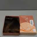 Wig 18 Inch Medium Length Wigs for Women Middle Part Synthetic Hair Wavy Wig with Upgraded Strands,Natural Hair Wigs for Daily Party/Halloween Use 18Inch,Ombre Light Brown