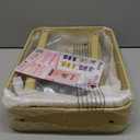 AGTEK 3 Tier Rolling Cart with Lockable Wheels, Metal Utility Cart, Multifunctional Storage for Kitchen, Office, Living Room, Makeup, Craft, Art Studio, Khaki