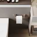 Brushed Nickel Toilet Paper Holder Bathroom Double Post Pivoting Tissue Roll Holder Stainless Steel and Zinc Alloy Wall Mount