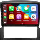 for KIA Sorento Radio 2004-2008 with Apple Carplya Car Stereo 9" IPS Touchscreen Carplay GPS Navigation Android Auto BT DSP with FM SCW Free Reverse Camera (4GB RAM+64GB ROM)