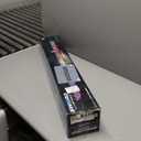 2 Pcs 31.5-inch Iridescent Lightsaber Blade with Hit-Sensitive Sound and Fog Effect | Type-C Charging | Perfect for Rave Parties, Cosplay, and Showcases (Black & Red Dual Pack)