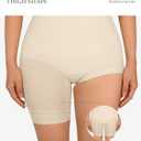 FeelinGirl Shapewear Tummy Control Seamless Bodysuit Hip Enhancer Body Shaper for Women
